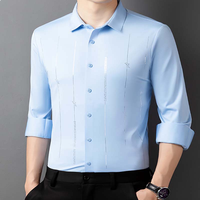 ✨New Arrival✨Men's Luxurious Long Sleeve Shirt-3