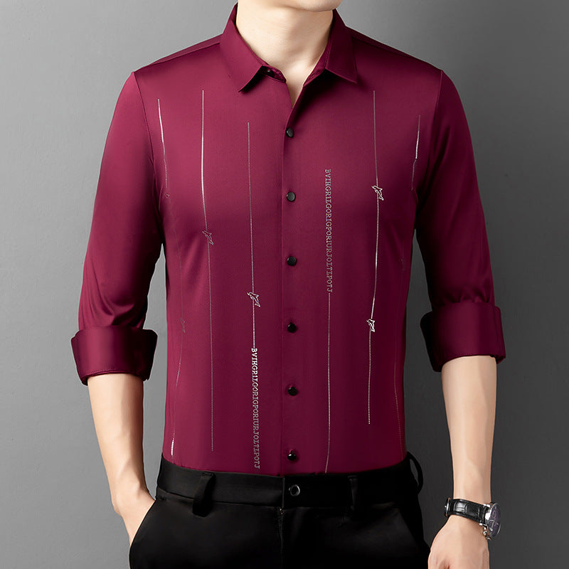 ✨New Arrival✨Men's Luxurious Long Sleeve Shirt-12