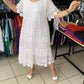 🔥HOT Sale🔥Solid Color Short Sleeve Lace Dress-1