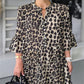 🔥Limited Time 50% OFF🔥Casual Leopard Print Button Front Dress-1