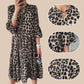 🔥Limited Time 50% OFF🔥Casual Leopard Print Button Front Dress-3