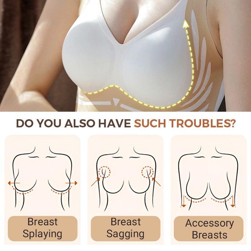 🌷Limited Time 46% OFF💞Wire-Free Top Support Bra👍No More Sagging Breasts-1