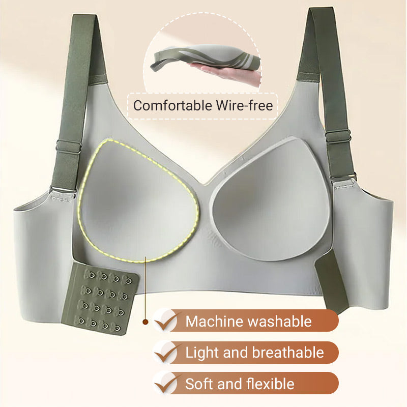 🌷Limited Time 46% OFF💞Wire-Free Top Support Bra👍No More Sagging Breasts-5