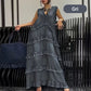 🌷Limited Time 74% OFF💞Fashion V-Neck Sleeveless Layered Ruffled Dress-8