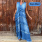 🌷Limited Time 74% OFF💞Fashion V-Neck Sleeveless Layered Ruffled Dress-9