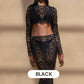 🌸61% OFF & Free Shipping🌸Lace Hollow-Out Top & Skirt 2-Piece Set-11