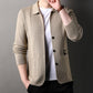 🔥New products in 2024🔥Men's Lapel Knitted Long Sleeve Coat-3