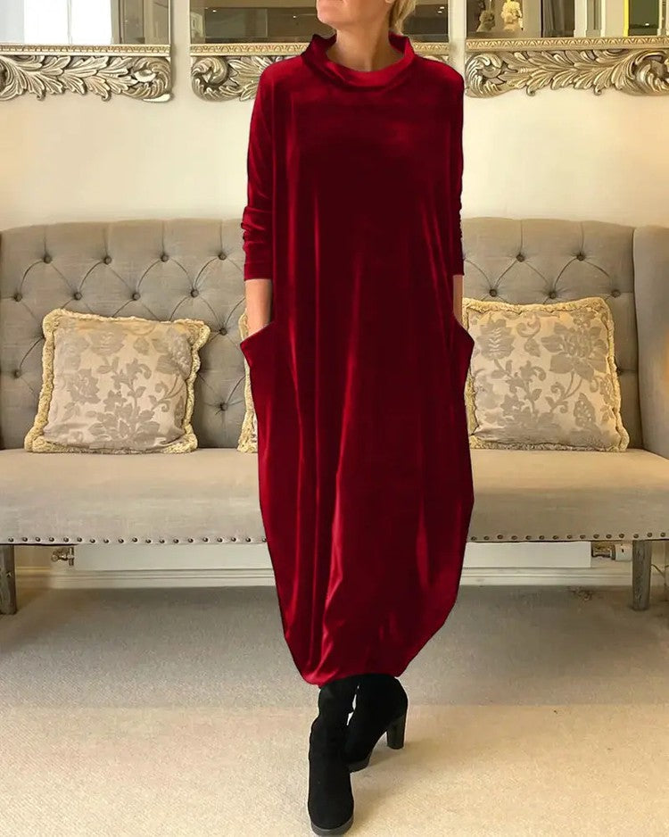 🌸Hot Sale 60% OFF🌸New slimming long dress with round neck.-1