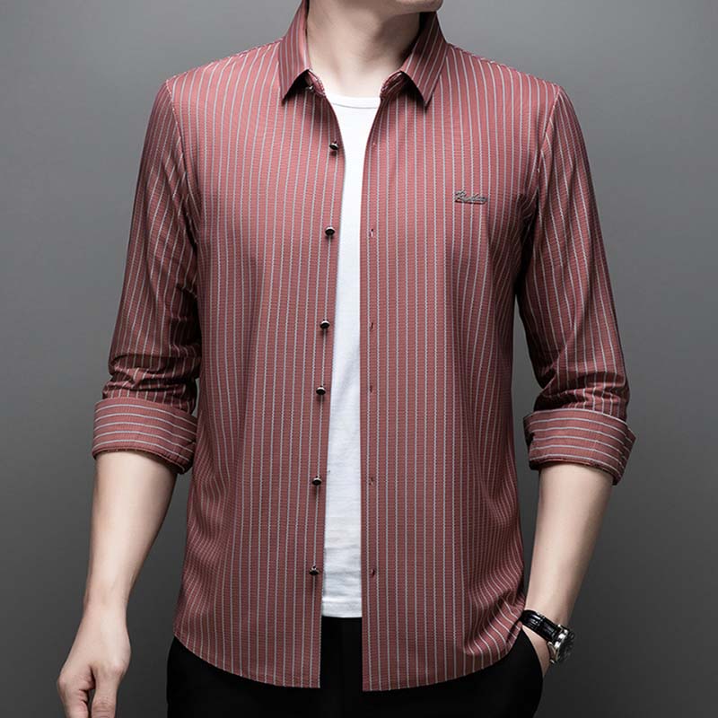 🔥HOT Sale🔥Men's Classic Striped Shirt-5