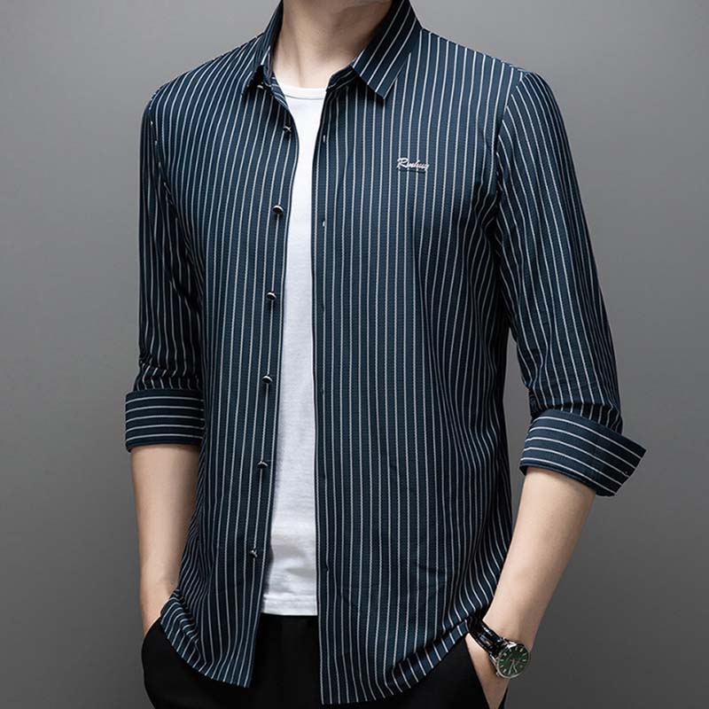 🔥HOT Sale🔥Men's Classic Striped Shirt-6