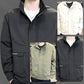 BEST SELLING 64%OFF--Men's Stylish Full Zip Jacket with Pockets-5