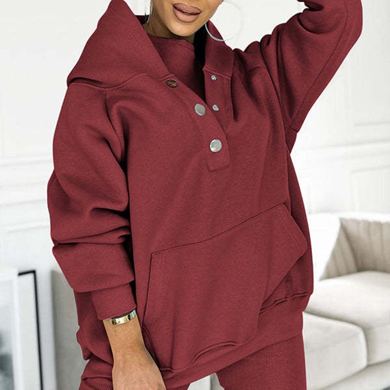 💥New Arrival🏆Hooded Casual and Comfortable Sweatshirt Three-Piece Set-6