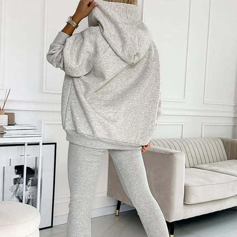 💥New Arrival🏆Hooded Casual and Comfortable Sweatshirt Three-Piece Set-7