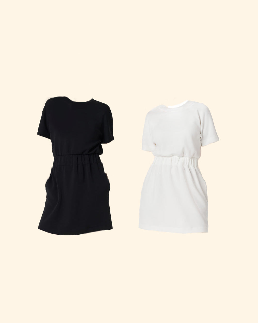Casual Elastic-Waist T-Shirt Dress👗Buy 2 Free Shipping✈️✈️-20