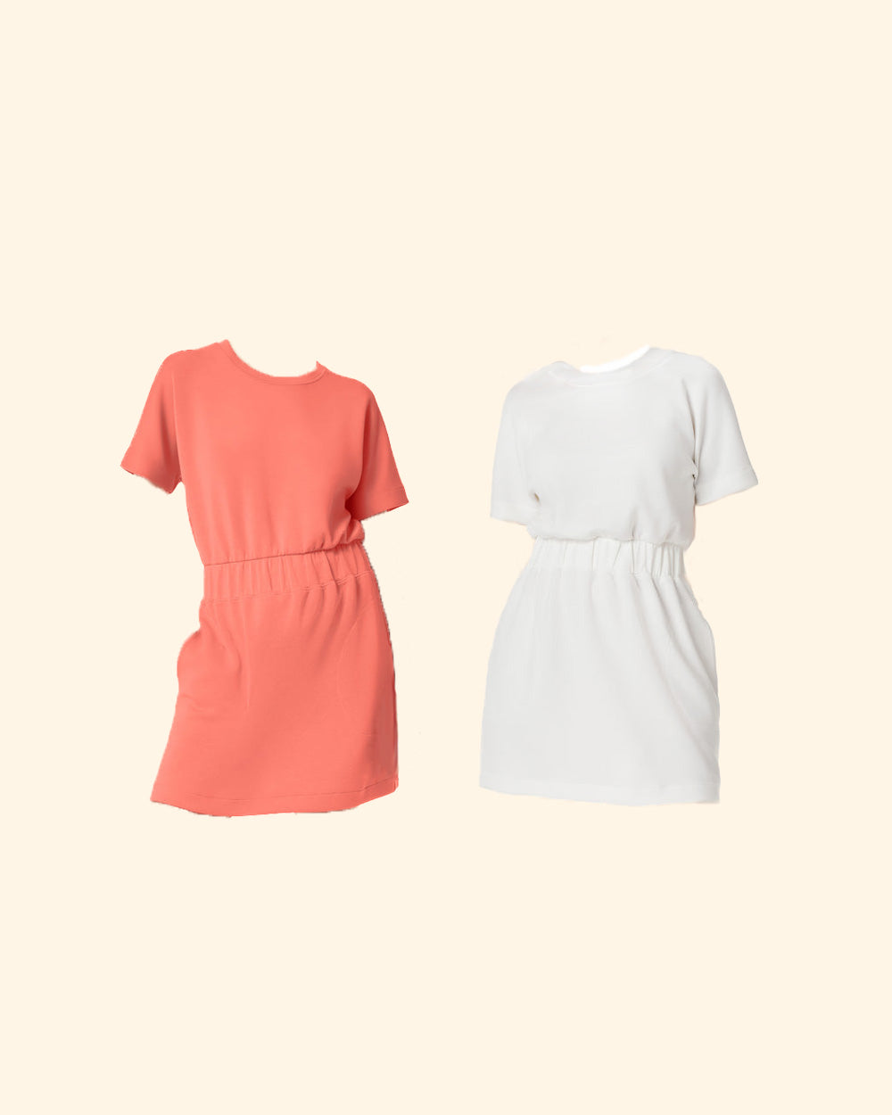 Casual Elastic-Waist T-Shirt Dress👗Buy 2 Free Shipping✈️✈️-22