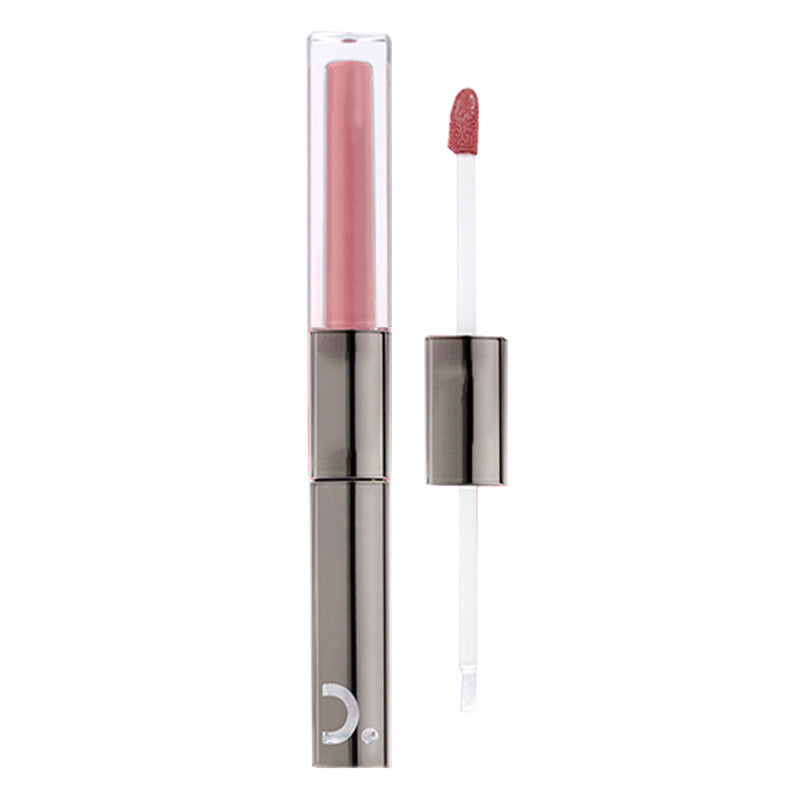 ✨2024 for Best 2 IN 1 Moisturizing Shimmer Waterproof Long Lasting Double Head Lipstick-5