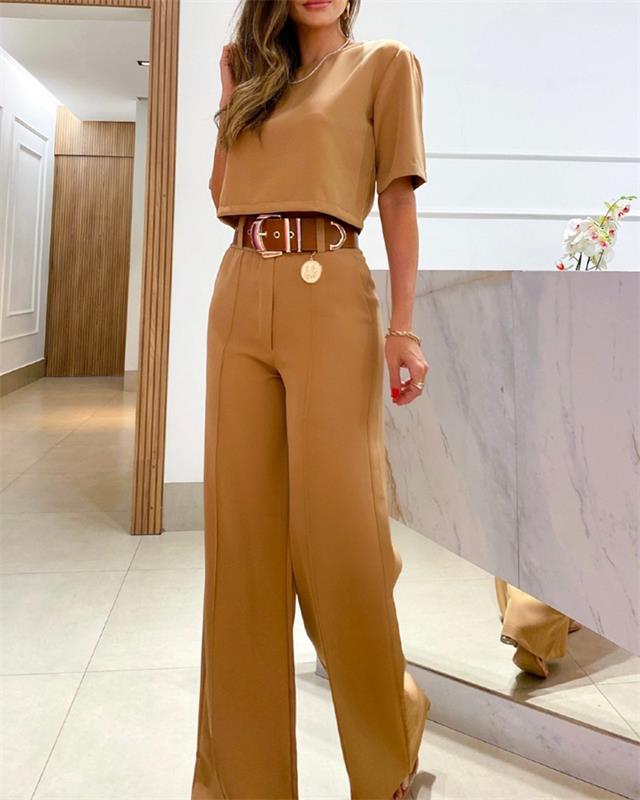 🍁Autumn Sale🍁Temperament Solid Color Causal Suit-11