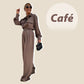✨New Arrival✨Women's Casual Long Sleeve Shirt and Loose Pants 2 Piece Set-8