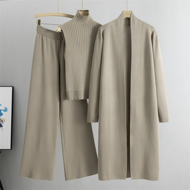 ✅Free Shipping✈️3-Piece Set - Autumn Sleeveless Vest & Cardigan & Trousers-9