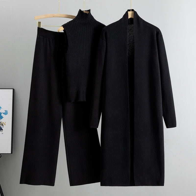 ✅Free Shipping✈️3-Piece Set - Autumn Sleeveless Vest & Cardigan & Trousers-11