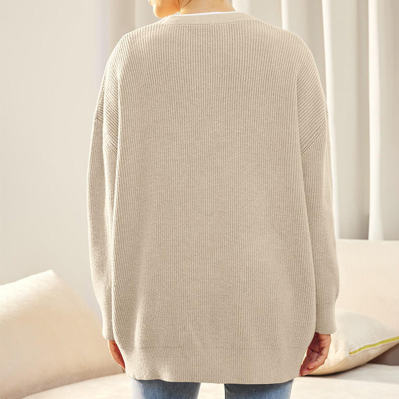 🔥Warm new outerwear for autumn 45% OFF🔥Cashmere Cocoon Cardigan-8