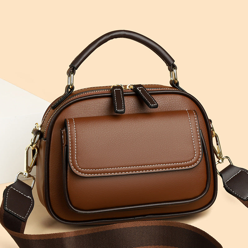 ✨Fashion items✨Elegant Double Layer Wide Strap Crossbody Handbag🔥-6