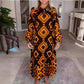 🌷Limited Time 49% OFF💞Women’s Bohemian Casual Printed Long-sleeve Dress-3