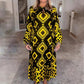 🌷Limited Time 49% OFF💞Women’s Bohemian Casual Printed Long-sleeve Dress-2