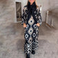 🌷Limited Time 49% OFF💞Women’s Bohemian Casual Printed Long-sleeve Dress-7