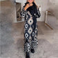 🌷Limited Time 49% OFF💞Women’s Bohemian Casual Printed Long-sleeve Dress-8