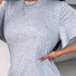 🌷Limited Time 52% OFF💞Women's Casual Split T-shirt Long Dress-5