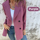 🔥HOT Sale🔥Fashionable Solid Color Long-Sleeve Blazer-9