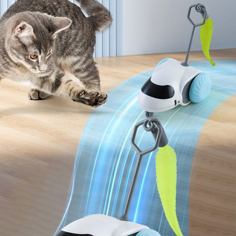 🔥HOT Sale🔥Smart Interactive Cat Toy with Fluffy Tail-3