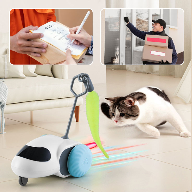 🔥HOT Sale🔥Smart Interactive Cat Toy with Fluffy Tail-6