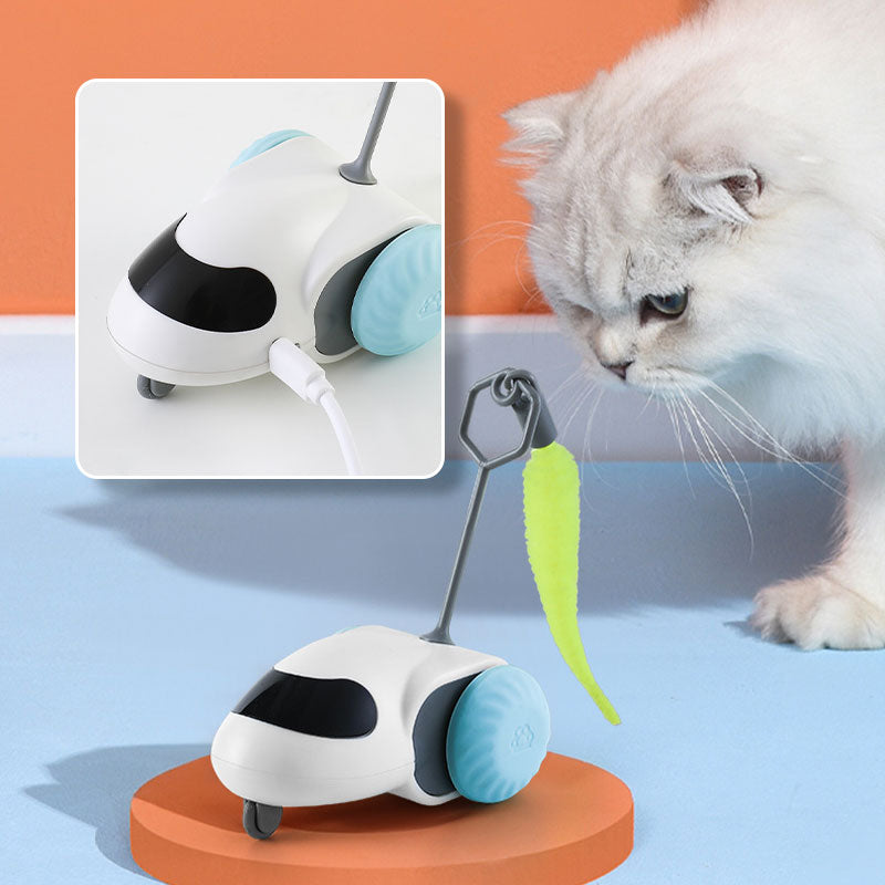 🔥HOT Sale🔥Smart Interactive Cat Toy with Fluffy Tail-5