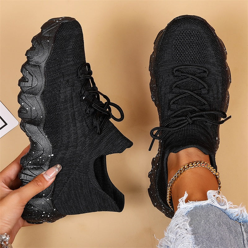 💕Hot Sale 60% OFF💕Women's Woven Mesh Lace-Up Fashion Sneakers-14