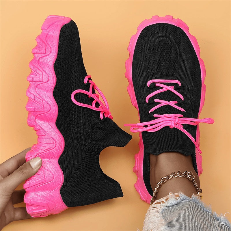 💕Hot Sale 60% OFF💕Women's Woven Mesh Lace-Up Fashion Sneakers-18