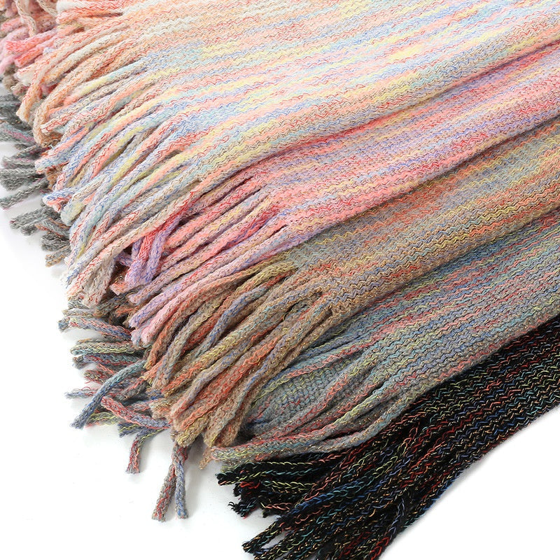 🌸Late summer sales 💝Women's Elegant Tassel Knitted Scarf💕Limited time 51% discount-2