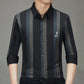 🔥Hot Sale 41% OFF🔥Striped Lapel Button Down Long Sleeve Shirt-2