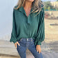 🔥HOT SALE-36% OFF💝Women's Elegant Solid Color Button-Up Shirt-5
