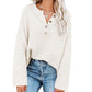 🔥Limited Time 45% OFF🔥Henley Waffle Knit Sweater-4