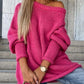 🔥Limited Time 52% OFF🔥Women's Solid Knitted Round Neck Sweater-4