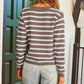 🌷Limited Time 40% OFF💞Trendy Striped Cardigan Sweater with Pockets-5