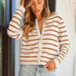 🌷Limited Time 40% OFF💞Trendy Striped Cardigan Sweater with Pockets-6