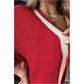 🥰Seasonal promotion super low price🥰Women's Colorblock Knit Cardigan Sweater-9