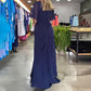 🌷Limited Time 50% OFF💞Solid Color V-Neck Waist Cinching Split Dress-7