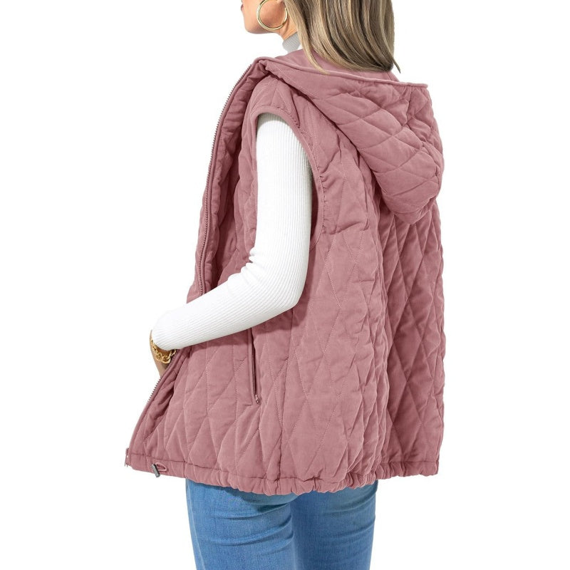 ✨New Arrival✨Women's Lightweight Hooded Vest-2