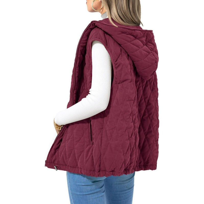 ✨New Arrival✨Women's Lightweight Hooded Vest-3