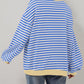 🔥2024 HOT SALE🔥Women's Oversized Striped Long Sleeve Pullover-8