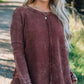 💞Women's Solid Color Long-Sleeve Waffle Knit Tops-6